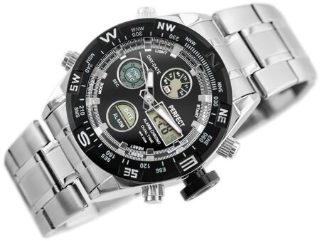 PERFECT MEN'S WATCH - A890 (zp257b) + BOX