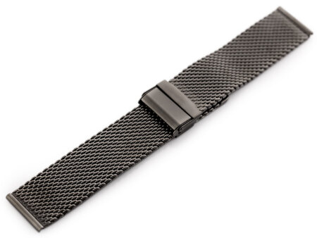 Pacific 10 bracelet - HQ mesh - graphite 22mm