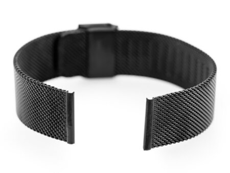 Pacific M6 bracelet - HQ mesh - black 18mm