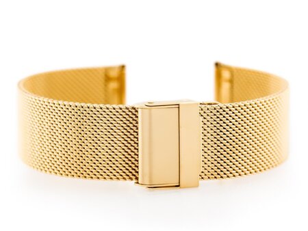 Pacific M6 bracelet - HQ mesh - gold 22mm