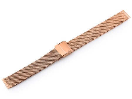 Pacific M6 bracelet - HQ mesh - rosegold 12mm