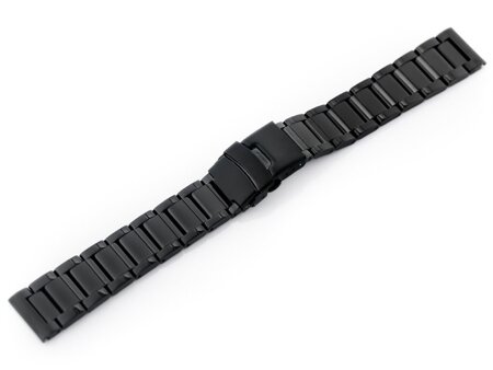 Pacific Model 10 solid bracelet - black 18mm