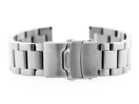 Pacific Model 3 solid bracelet - silver 20mm