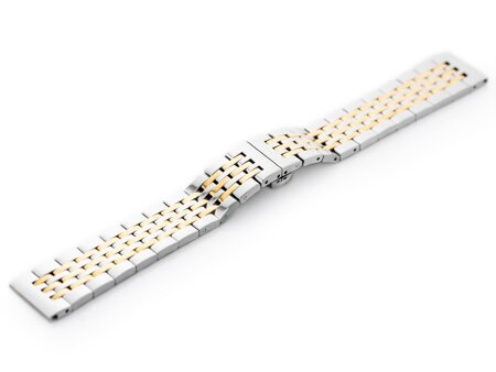 Pacific Model 4 bracelet - silver and gold 22mm