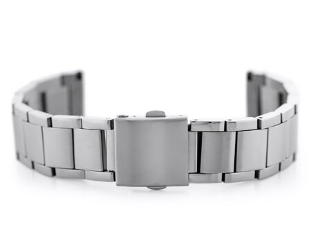 Pacific Model 9 solid silver 18mm bracelet