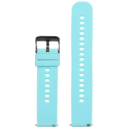 U27 rubber watch strap - blue/black - 20mm