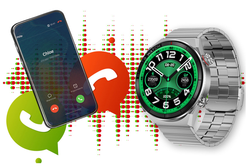 Rubicon RNCE99 MEN'S SMARTWATCH - CALL MAKING, WIRELESS CHARGING (sr046a)