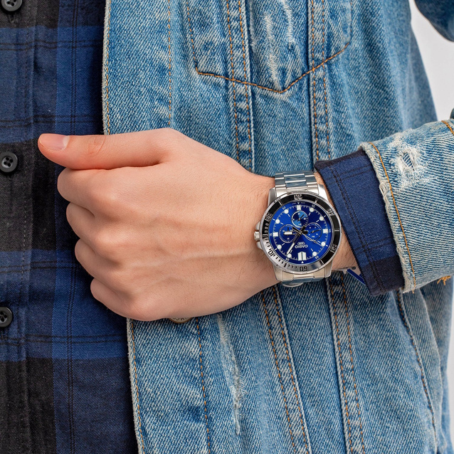 ZEGAREK MĘSKI CASIO MTP-VD300D-2E (zd268b) + BOX