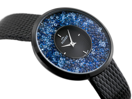 BISSET BSAE04 WOMEN'S WATCH - black/blue (zb541e)