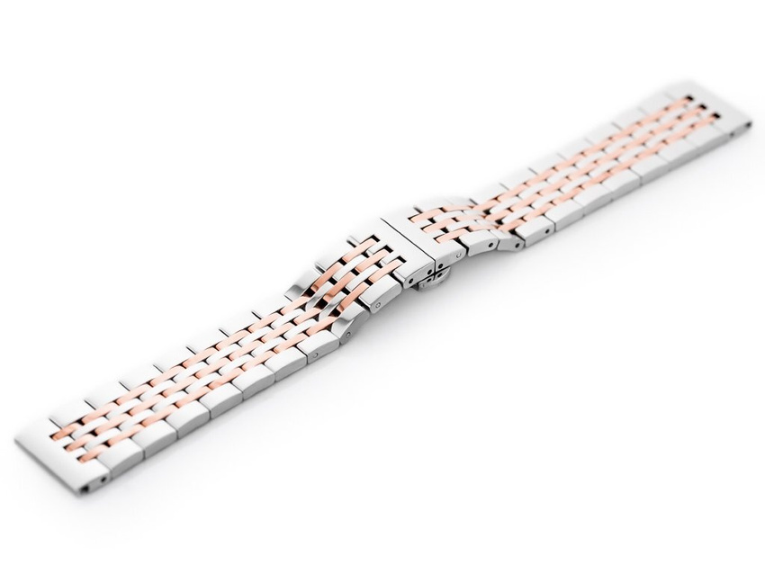 Pacific Bracelet Model 4 silver rose gold 22mm