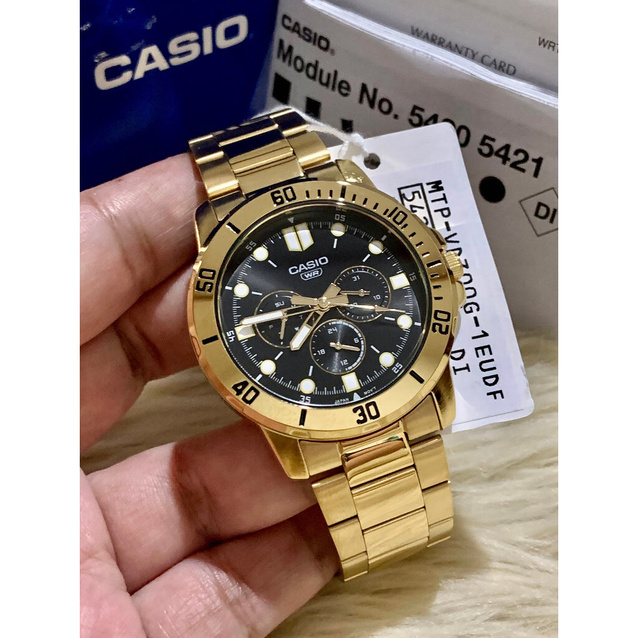 Casio Men's Watch MTP-VD300G-1EUDF (zd268d) + BOX