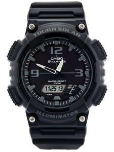 ZEGAREK MĘSKI CASIO AQ-S810W-1A2V (zd044b) - SOLAR POWERED + BOX