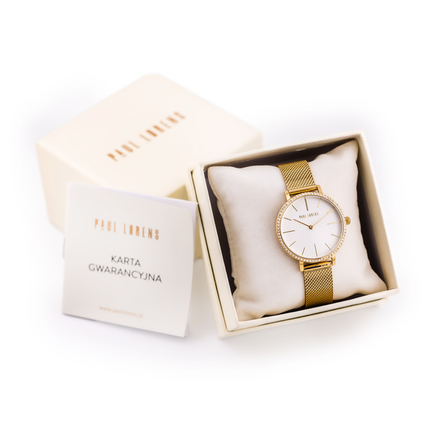 PAUL LORENS WOMEN'S WATCH - PL12894B-4D1 (zg553d) + BOX