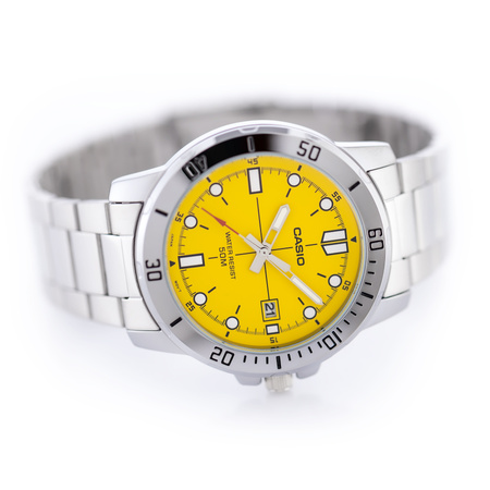 CASIO MEN'S WATCH MTP-VD01D-9E (zd185i) + BOX