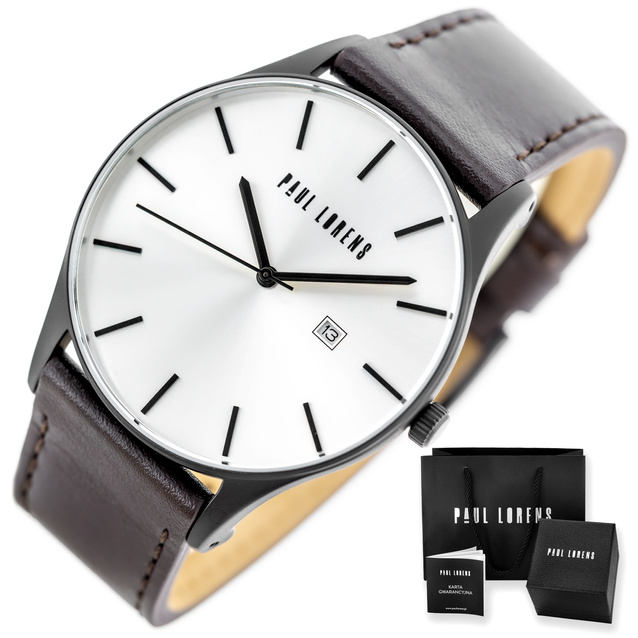 ZEGAREK MĘSKI PAUL LORENS - PL7028A2-3B1  (zg360f) + BOX