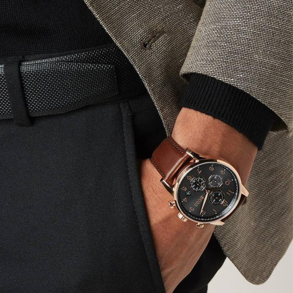 HUGO BOSS MEN'S WATCH 1513496 - NAVIGATOR (zh010b)