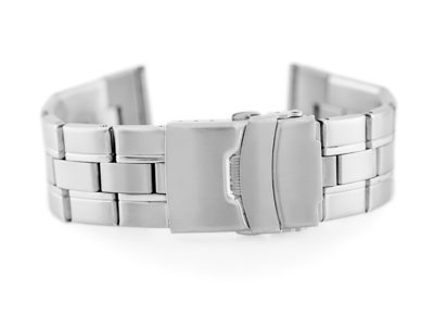 Bracelet 605S - HQ steel - silver - 22mm