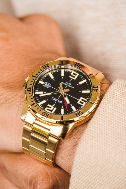 CASIO MTP-VD01G-1B MEN'S WATCH + BOX