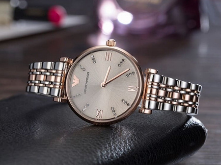 ZEGAREK DAMSKI EMPORIO ARMANI AR1840 - GIANNI T-BAR (zi526e)