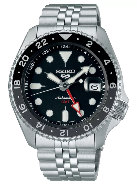 ZEGAREK MĘSKI SEIKO 5 SPORTS SSK001K1 GMT AUTOMAT WR100 + BOX