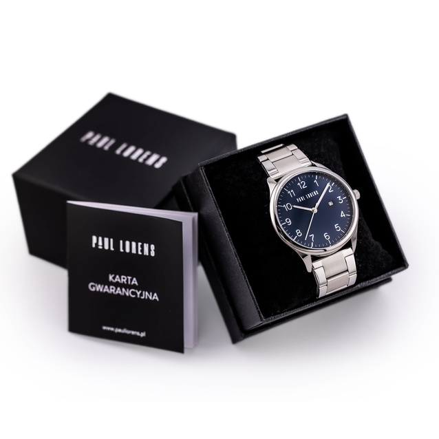 PAUL LORENS MALE WATCH - PL1273B2-6C1 (zg351d) + BOX