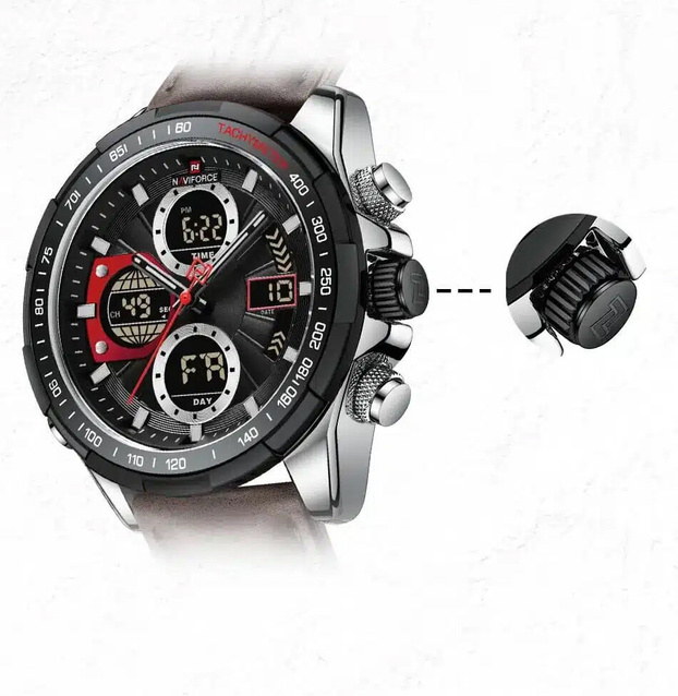 ZEGAREK MĘSKI NAVIFORCE NF9197L- (zn127f) + BOX