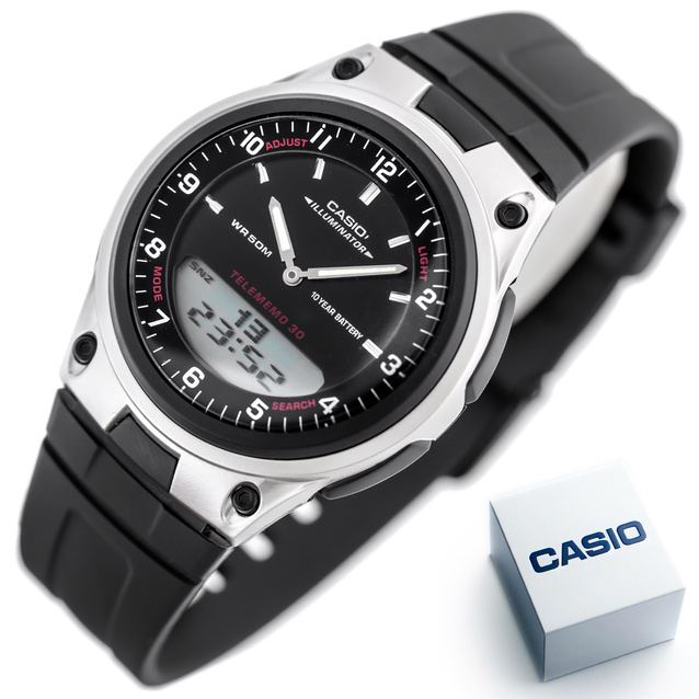 CASIO MEN'S WATCH AW-80 1AV (zd019e) + BOX