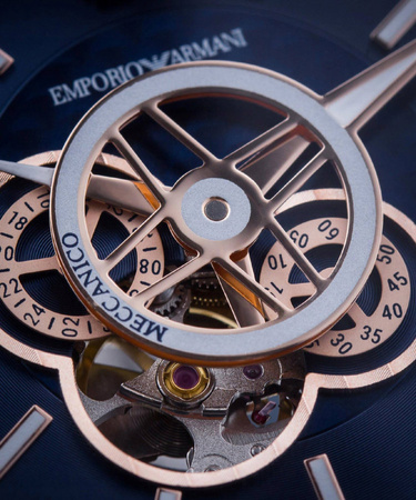 EMPORIO ARMANI LUIGI Open Heart AUTOMATIC men's watch AR60036