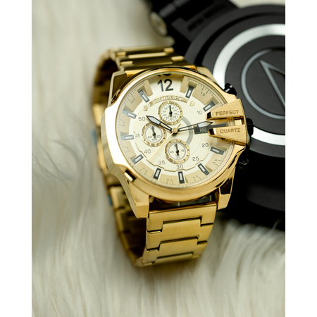 ZEGAREK MĘSKI PERFECT M513CH-05 - CHRONOGRAF (zp387d) + BOX