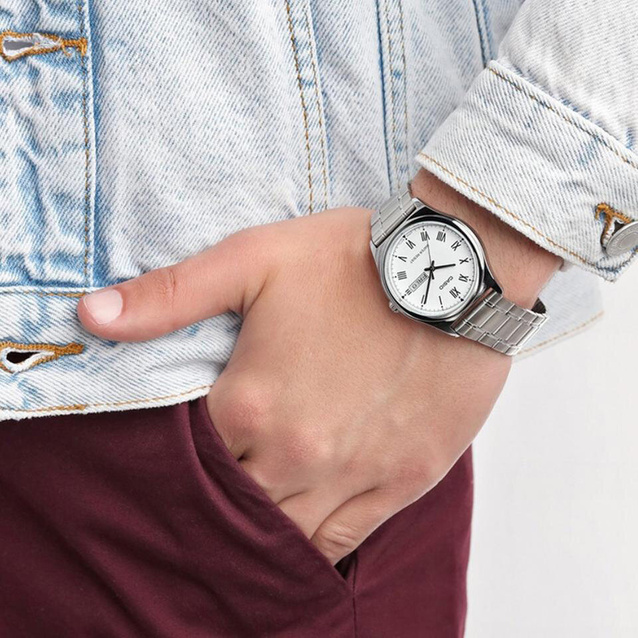 CASIO MEN'S WATCH MTP-V006D-7B (zd210j) + BOX