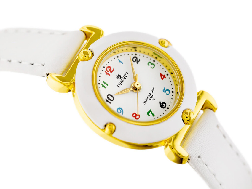 PERFECT LP152-01 CHILDREN'S WATCH - COMMUNION - white (zp811d)
