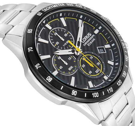 Men's Lorus Chronograph 45 mm RM397HX9 + BOX watch