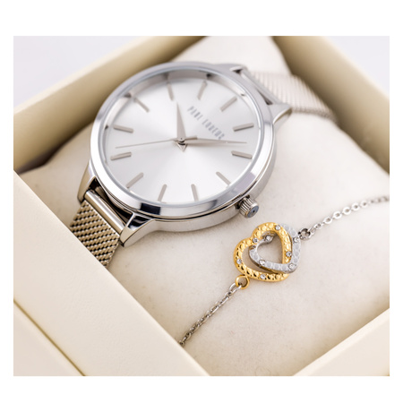 PAUL LORENS WOMEN'S PRESENT SET Watch + bracelet (zg506e) 