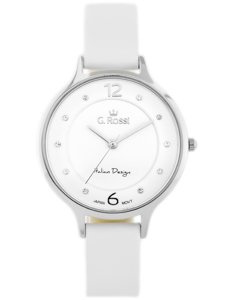 WOMEN'S WATCH G. ROSSI - 10411A-3C1 ON PASK (zg714a) + BOX