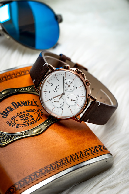 ZEGAREK MĘSKI CASIO MTP-E321RL-5A (zd190b) + BOX