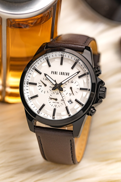 ZEGAREK MĘSKI PAUL LORENS - PL20010A-3B1 (zg379f) + BOX
