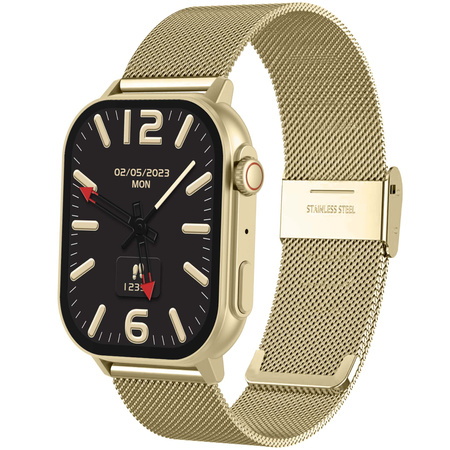 SMARTWATCH UNISEX GRAVITY GT15-7 - ROZMOWY BLUETOOTH, DODATKOWY PASEK (sg029g)