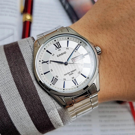 ZEGAREK MĘSKI CASIO MTP-1384D-7A2 (zd108b) + BOX