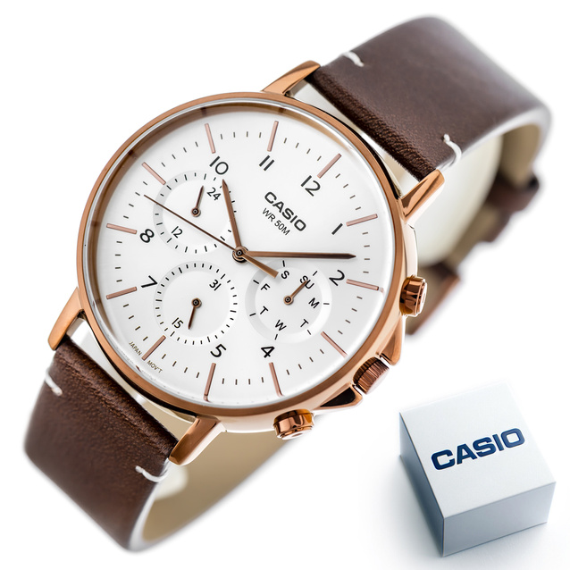 CASIO MTP-E321RL-5A MEN'S WATCH (zd190b) + BOX