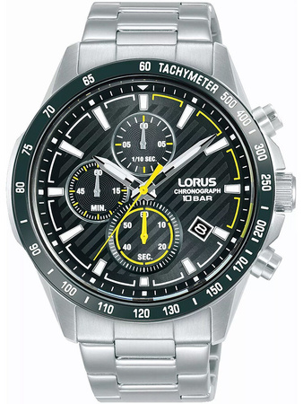 Men's Lorus Chronograph 45 mm RM397HX9 + BOX watch