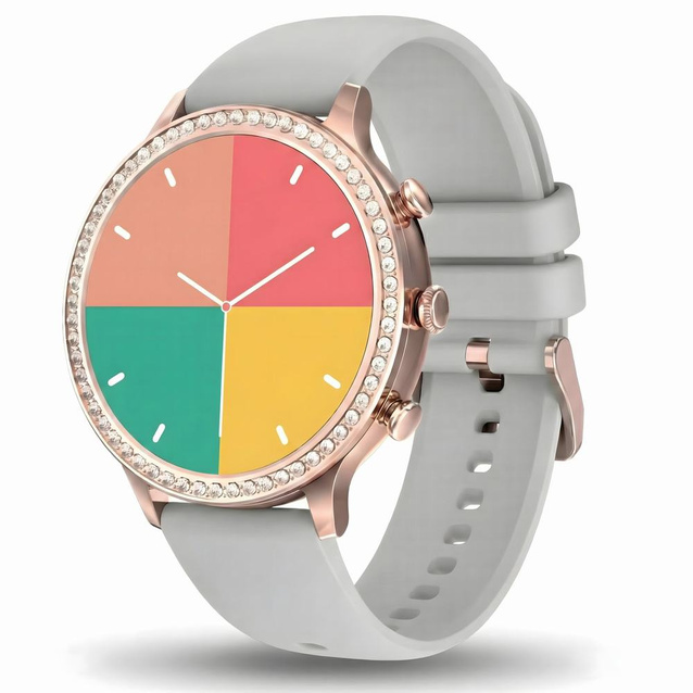 SMARTWATCH DAMSKI GRAVITY GT5-8 - DODATKOWY PASEK (sg043h)