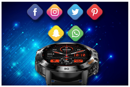 SMARTWATCH MĘSKI GRAVITY GT9-1 - WYKONYWANIE POŁĄCZEŃ, CIŚNIENIOMIERZ (sg021a)