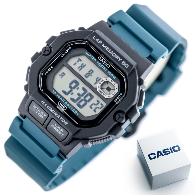 CASIO Sports Men's WATCH WS-1400H-3A + BOX (zd271c)