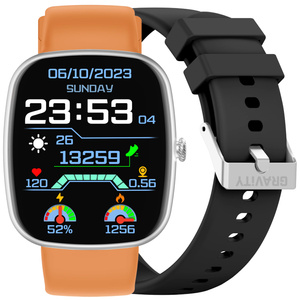 SMARTWATCH UNISEX GRAVITY GT18-4 - BLUETOOTH CONNECTIONS, ADDITIONAL PASSAGE (sg036d)