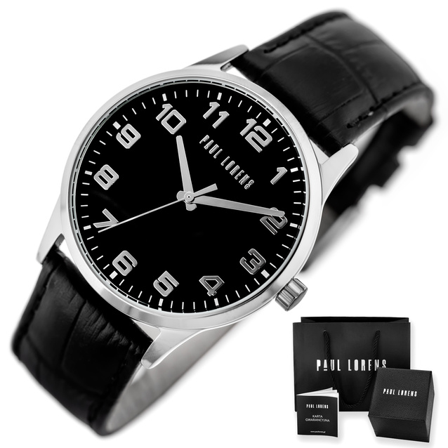 PAUL LORENS MALE WATCH - PL20022A-1A1 (zg377b) + BOX