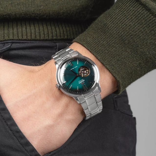 Orient Classic Bambino Open Heart Men's Watch RA-AG0026E10B + BOX