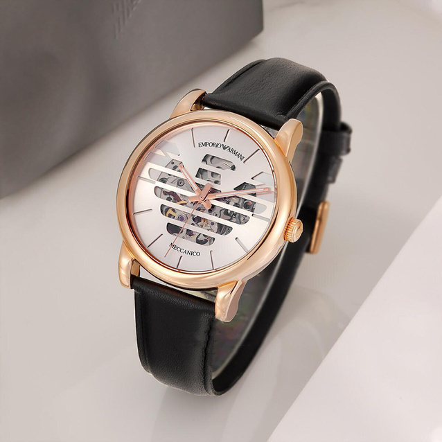 EMPORIO ARMANI LUIGI AUTOMATIC MEN'S WATCH AR60031 + BOX (zi062b)
