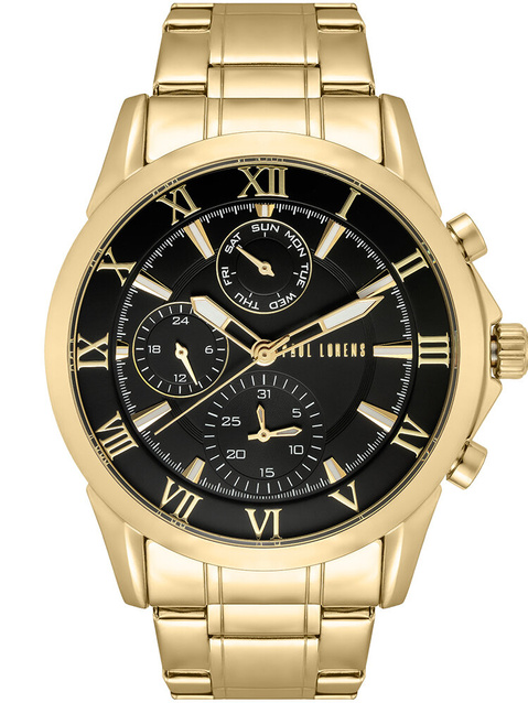 PAUL LORENS MALE WATCH - PL3844B2-1D1 (zg363b) + BOX