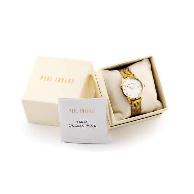 PAUL LORENS WOMEN'S WATCH - PL20000B-3D1 (zg572a) + BOX