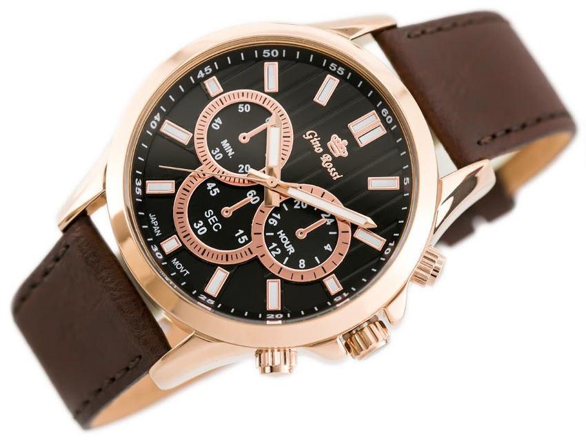 ZEGAREK MĘSKI G. ROSSI - CHOOPARD (zg083f) + BOX